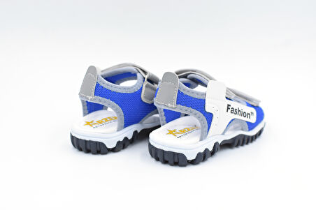 Prego (Arzen) Termo Kaymaz Taban Çift Cırtlı Çocuk Sandalet SAKS MAVİ