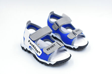 Prego (Arzen) Termo Kaymaz Taban Çift Cırtlı Çocuk Sandalet SAKS MAVİ