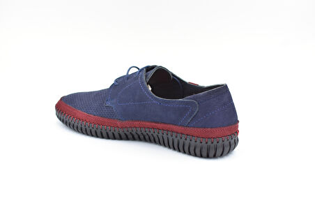 Beyaz (Gismo) İçi Dışı Hakiki Deri Termo Kaymaz Taban Bağcıklı Günlük Erkek Ayakkabı LACİ