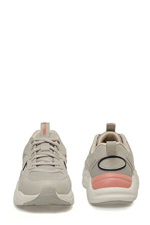 Lumberjack Dakota 4FX Memory İçtaban Bağcıklı Hafif Taban Kadın Sneaker Ayakkabı BEJ