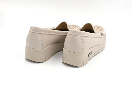 Prego (Oc Shoes) Poli Hafif Taban Günlük Kadın Ayakkabı BEJ