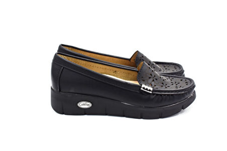 Prego (Oc Shoes) Poli Hafif Taban Günlük Kadın Ayakkabı SİYAH