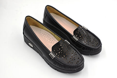 Prego (Oc Shoes) Poli Hafif Taban Günlük Kadın Ayakkabı SİYAH
