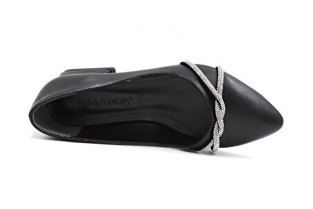 Prego (Ayem) Alçak Topuklu Günlük Kadın Ayakkabı SİYAH