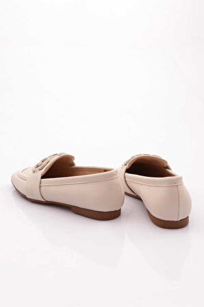 Prego (Park Moda) Toka Detaylı Günlük Kadın Ayakkabı BEJ