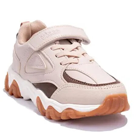 Vicco Jessy Cırtlı Pu Çocuk Outdoor Spor Ayakkabı BEJ