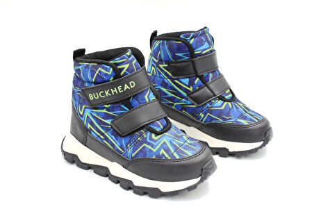 Buckhead BUCK4183 Cırtlı Termo Kaymaz Taban Çocuk Bot SİYAH SAX