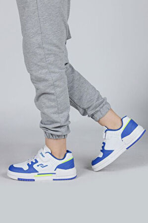 Jump 30061 Cırtlı Çocuk Sneaker Günlük Spor Ayakkabı SAKS MAVİ