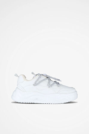 Vicco Dublin Phlon Hafif Taban Bağcıklı Sneaker BEYAZ