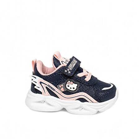 Prego (Süperstar) Bebe 305-18 Cilt Çocuk Işıklı Spor Ayakkabı SİYAH