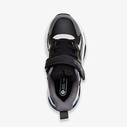 Lescon Flow Pu Phlon Hafif Taban Cırtlı Çocuk Spor Ayakkabı Çocuk Spor Ayakkabı SİYAH