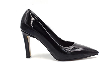 Prego (Pine Cone) Kadın Stiletto Ayakkabı RUGAN SİYAH