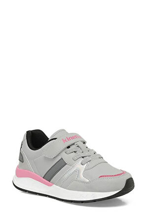 Kinetix GENTE PU F 4PR Kız Çocuk Spor Ayakkabı GRİ