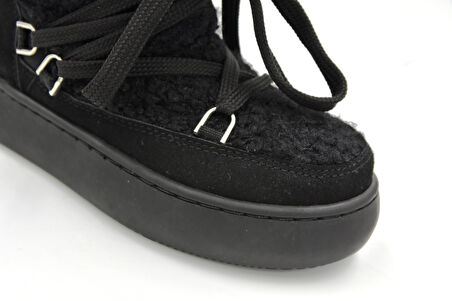 Vicco Merril Termo Kaymaz Taban Fermuarlı Kız Çocuk Bot SİYAH