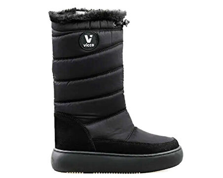 Vicco Melodic Termo Kaymaz Taban Fermuarlı Çocuk Çizme SİYAH
