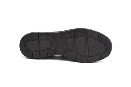 Prego (Gnd) İçi Deri Fermuarlı Poli Hafif Taban Günlük Comfort Kadın Ayakkabı SİYAH