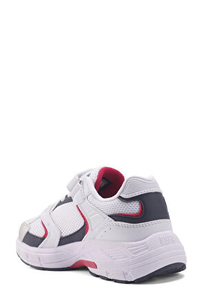 U.S. Polo Assn. FELIX JR 4FX Beyaz Erkek Çocuk Spor Ayakkabı BEYAZ