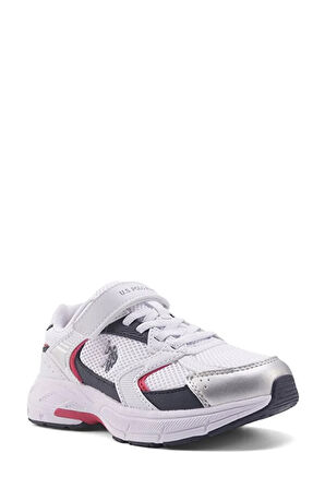 U.S. Polo Assn. FELIX JR 4FX Beyaz Erkek Çocuk Spor Ayakkabı BEYAZ