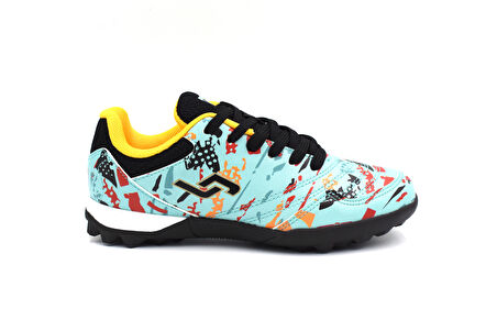 Jump 31524  Renkli Çocuk Halı Saha Futbol Ayakkabısı YEŞİL