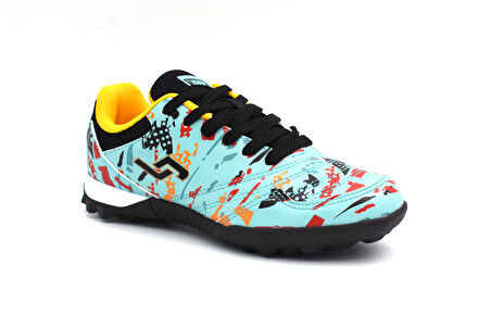 Jump 31524  Renkli Çocuk Halı Saha Futbol Ayakkabısı YEŞİL