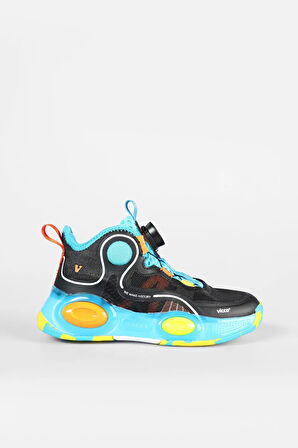 Vicco Daxi Phlon Hafif Taban Bağcık Mekanizmalı Çocuk Spor Ayakkabı SİYAH