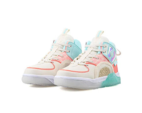 Vicco Mei 946f24k.425 Phlon Hafif Taban  Bağcıklı Bilekli Çocuk Spor Ayakkabı BEJ