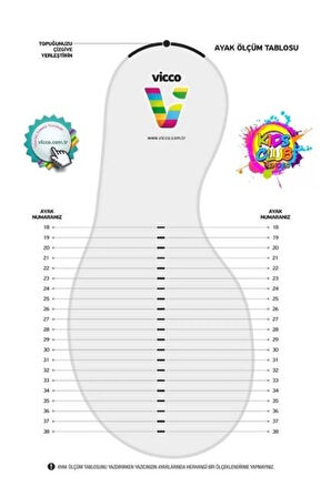 Vicco Dexter 946.b24k.441 Phlon Hafif Ortapedik Taban Cırtlı Çocuk Bilekli    Spor Ayakkabı BEYAZ