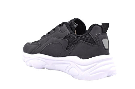 M.p 242-2076 Bağcıklı Kadın Spor Ayakkabı SİYAH