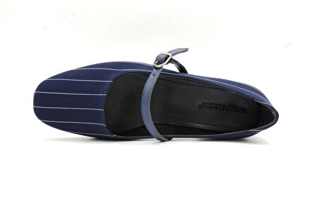 Beyaz (London) Kalın Topuklu Kadın Ayakkabı LACİ