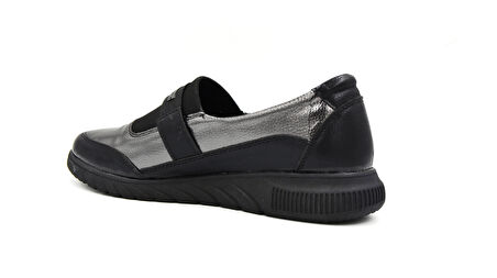 Beyaz (Gnd) İçi Hakik Deri Termo Kaymaz Taban Günlük Kadın Ayakkabı PLATİN