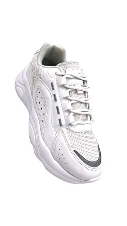 M.p 242-2076 Bağcıklı Kadın Spor Ayakkabı BEYAZ