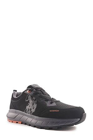 U.S. Polo Assn. ELIAS 4PR Watherproof Phlon Hafif Taban  Erkek OutdoorAyakkabı SİYAH