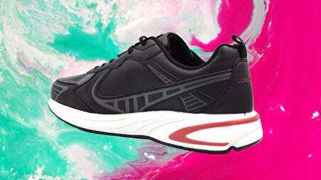 Lumberjack Tehan 4Pr Phlon Hafif Taban Erkek Spor Ayakkabı SİYAH