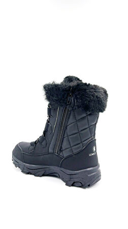 Lumberjack Vanessa Termo Kaymaz Taban Fermuarlı Bağcıklı Çocuk Bot SİYAH