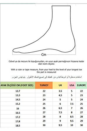 Beyaz (Arzen) Mini Termo Kaymaz Taban Cırtlı Papyonlı Günük Çocuk Rahat Bot PUDRA