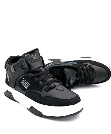 M.p 242-2063 Phlon Hafif Taban Bağcıklı Bilekli Kadın Spor AYAKKABI SİYAH