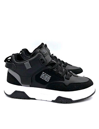 M.p 242-2063 Phlon Hafif Taban Bağcıklı Bilekli Kadın Spor AYAKKABI SİYAH