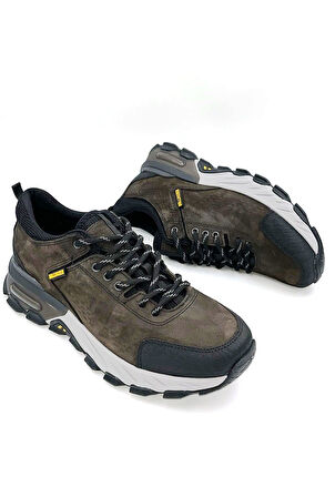 Bulldozer 250010 Hakiki Deri Phlon Hafif Taban Bağcıklı Günlük Erkek Ayakkabı SİYAH