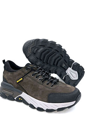 Bulldozer 250010 Hakiki Deri Phlon Hafif Taban Bağcıklı Günlük Erkek Ayakkabı SİYAH