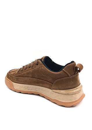 Bulldozer 250209 Hakiki Deri Phlon Hafif Taban Günlük Erkek Ayakkabı VİZON