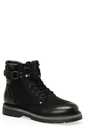 Lumberjack CESTY 4PR Termo Kaymaz Taban Bağcıklı&Fermuarlı Erkek Biker Bot SİYAH