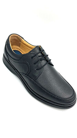 Beyaz (Showmen) İçi Dışı Hakiki Deri Poli Hafif Taban İçi Jelli Günlük Erkek Ayakkabı SİYAH