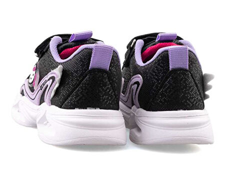 Prego (Sper Star) Phlon Hafif Taban Cırtlı Cocuk Spor Ayakkabı SİYAH MOR