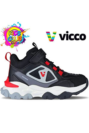 VICCO Healer Phylon Kauçuk Taban Ortopedik Çocuk Bot SİYAH