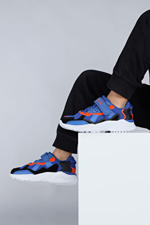 Jump 29189 Cırtlı Üniseks Çocuk Sneaker Günlük Spor Ayakkabı SAKS MAVİ