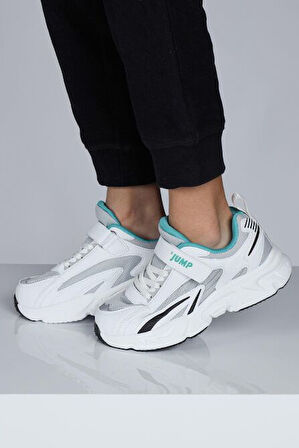 Jump 29604 Üniseks Çocuk Sneaker Günlük Spor Ayakkabı BEYAZ