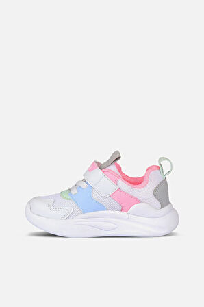 Vicco Birdy Phlon Hafif Taban Cırtlı Ortapedik Çocuk Spor Ayakkabı BEYAZ