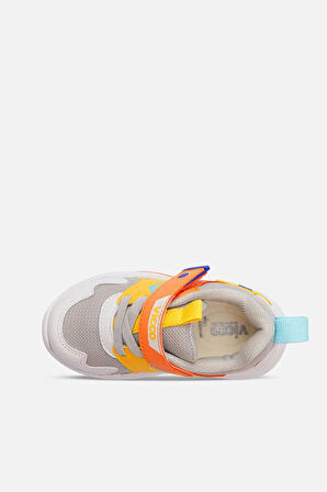 Vicco Birdy Phlon Hafif Taban Cırtlı Ortapedik Çocuk Spor Ayakkabı GRİ BEYAZ