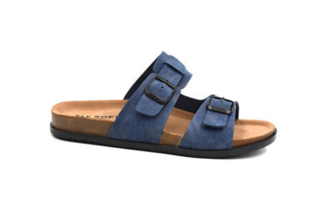 Fly Soft S923 Termo&Poli Kaymaz Hafif Taban Çift Toka Erkek Terlik LACİ