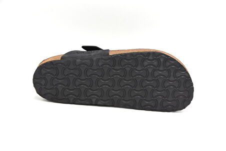 Fly Soft Mıkanos S903 Poli Hafif Taban Tokalı Erkek Terlik SİYAH